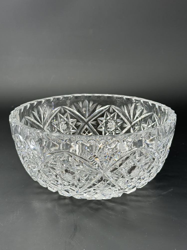 Kristall Schale (22 cm)